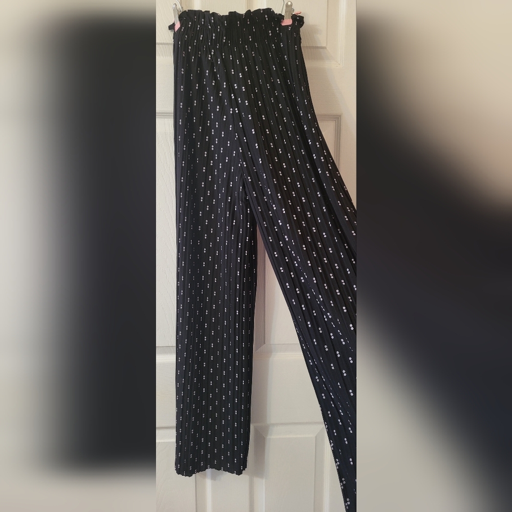 Elegant Black and White Women's Pants